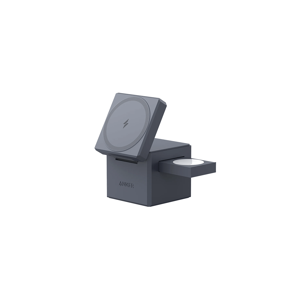 Anker 3-in-1 Cube Compatible with MagSafe, 15W Fast Charging Foldable Wireless Charger in Qatar Anker 3-in-1 Cube Compatible with MagSafe, 15W Fast Charging Foldable Wireless Charger in Qatar